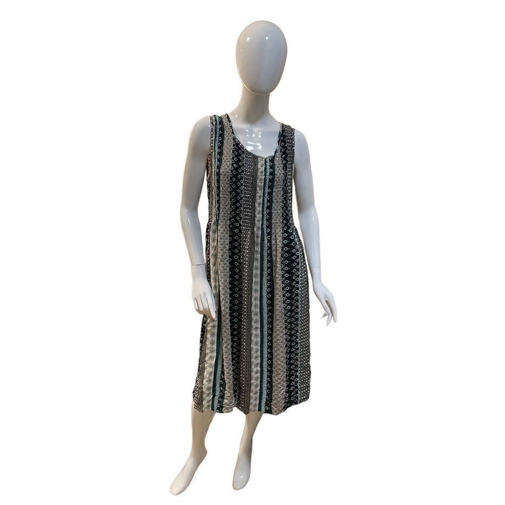 Croft & Barrow Dress Cottagecore Floral Geometric Print XL